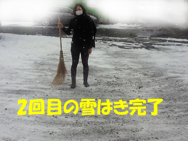 雪はきしてます♪_c0140599_141292.jpg