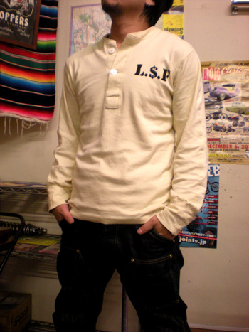 LOO$EFIT【\"L.$.F\" HENLEY NECK L/S TEE】¥4,800（¥5,040）_a0109830_1561513.jpg