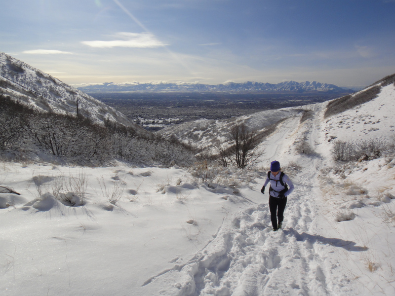 2012/01/22 Salt Lake City Trip Day.5 Shoreline Snow Running_b0220886_14214049.jpg