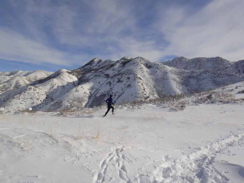 2012/01/22 Salt Lake City Trip Day.5 Shoreline Snow Running_b0220886_14223198.jpg