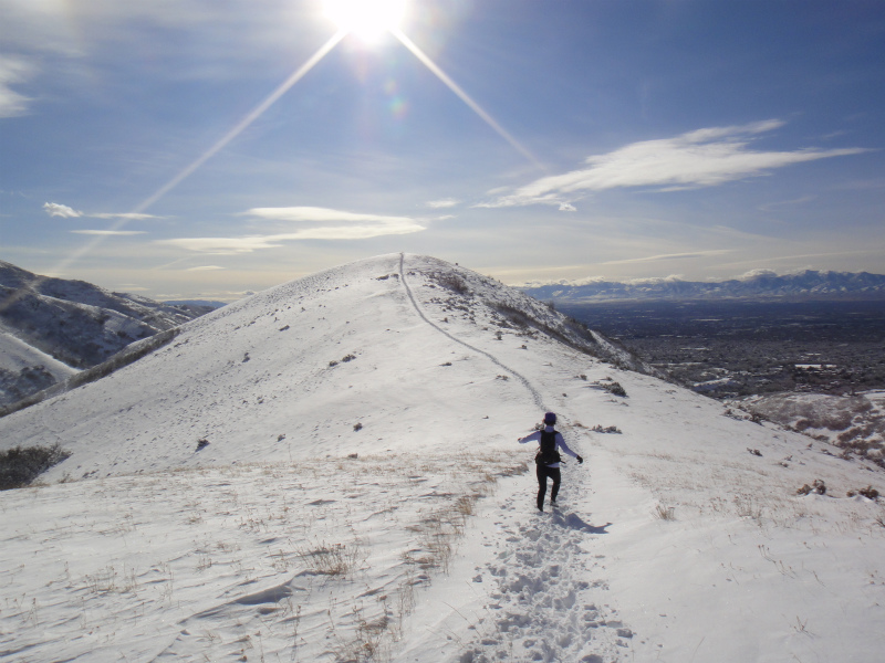 2012/01/22 Salt Lake City Trip Day.5 Shoreline Snow Running_b0220886_14232916.jpg