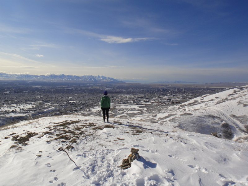2012/01/22 Salt Lake City Trip Day.5 Shoreline Snow Running_b0220886_14264863.jpg