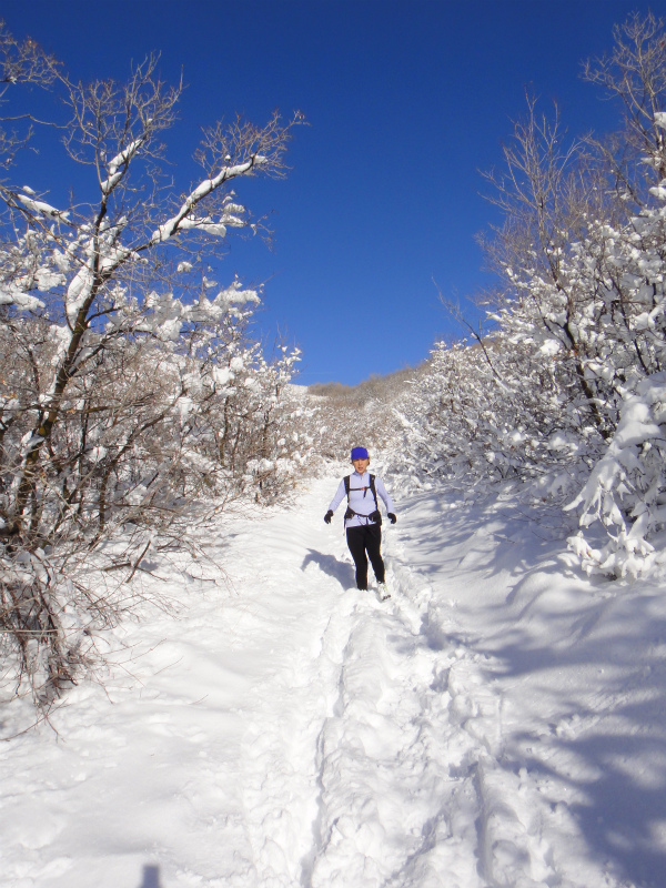 2012/01/22 Salt Lake City Trip Day.5 Shoreline Snow Running_b0220886_1431845.jpg