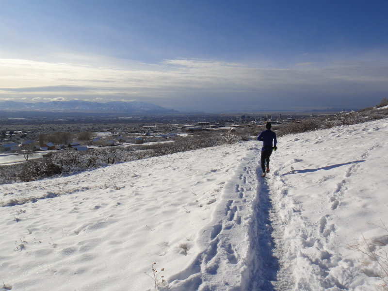 2012/01/22 Salt Lake City Trip Day.5 Shoreline Snow Running_b0220886_14373790.jpg