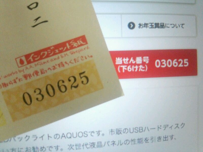 まさに今年は昇竜の年?お年玉頂きました♪_b0128294_22453247.jpg