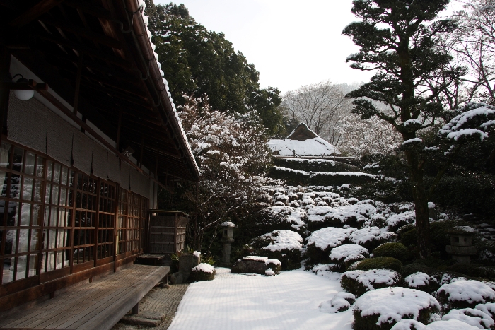 雪の一乗寺のお寺巡り －圓光寺～金福寺－_b0169330_035232.jpg