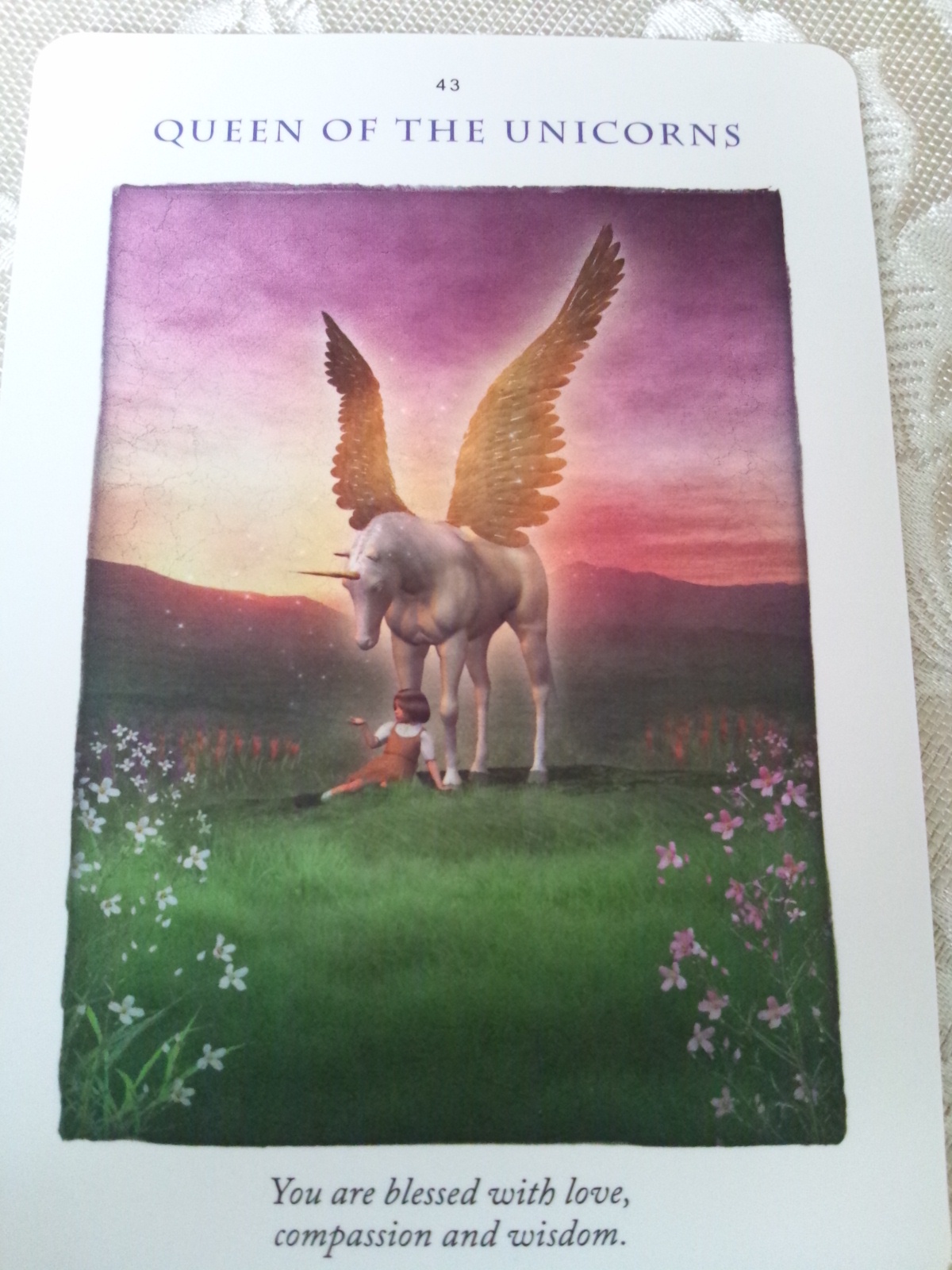 オーラソーマ ユニコーンカード Let S Better Quality Of Life 人生の質がより良いものとなりますように