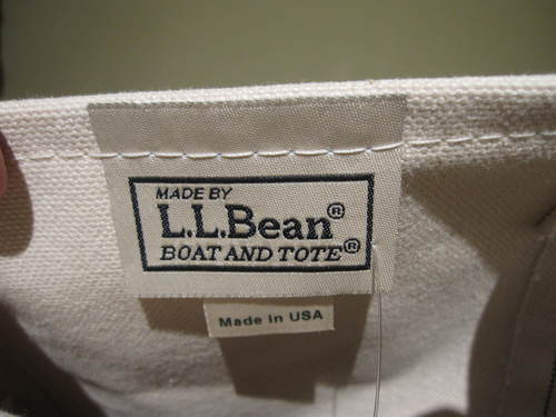 LL Bean トートバック_a0206703_17115364.jpg