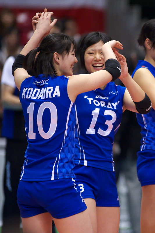 東レ小平花織選手＆田代佳奈美選手_e0207681_23104787.jpg