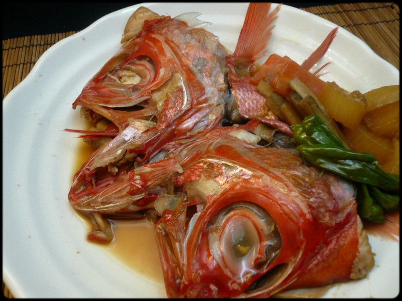 キンメダイの兜煮 魚と野菜と私と和ノ香