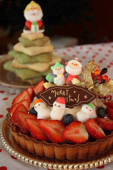 クリスマスのいちごチーズタルト_f0191818_615199.jpg