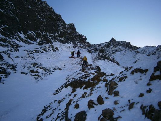 八ヶ岳　大同心稜、赤岳主稜、石尊稜　2012年１月7日～９日_d0013721_23583346.jpg