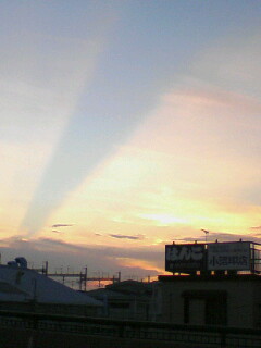 夕日。。。_b0210688_17381911.jpg
