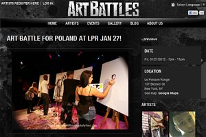 ニューヨークのアーティスト達が対決するアートバトル Art Battles_b0007805_0472057.jpg