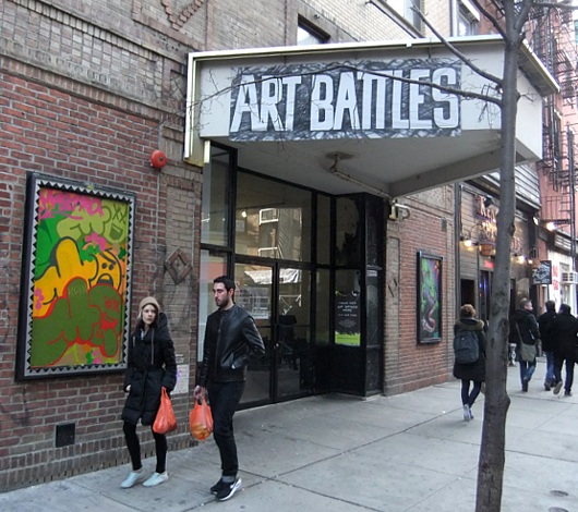 ニューヨークのアーティスト達が対決するアートバトル Art Battles_b0007805_04748.jpg
