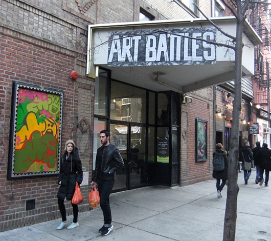 ニューヨークのアーティスト達が対決するアートバトル　Art Battles_b0007805_04748.jpg