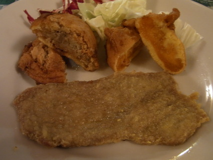 ポロ葱の鱈包み& フリット ミスト アッラ ピエモンテ−ゼ Fritto misto alla Piemontese_b0246303_2042835.jpg