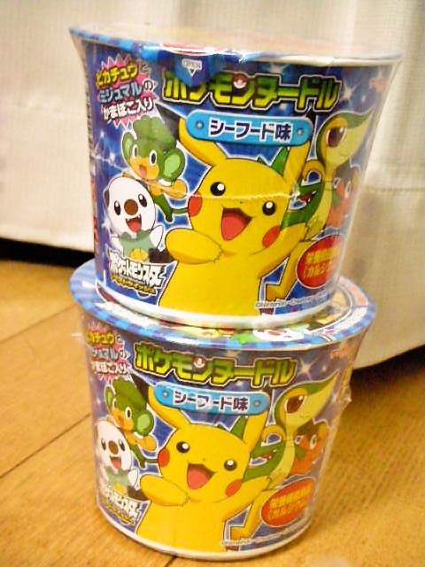 ポケモンヌードル シーフード味 食ベモノガタリ ポケモンヌードル シーフード味 食ベモノガタリ