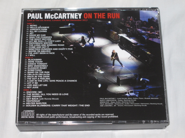 PAUL McCARTNEY / ON THE RUN IN LONDON_b0042308_18562955.jpg