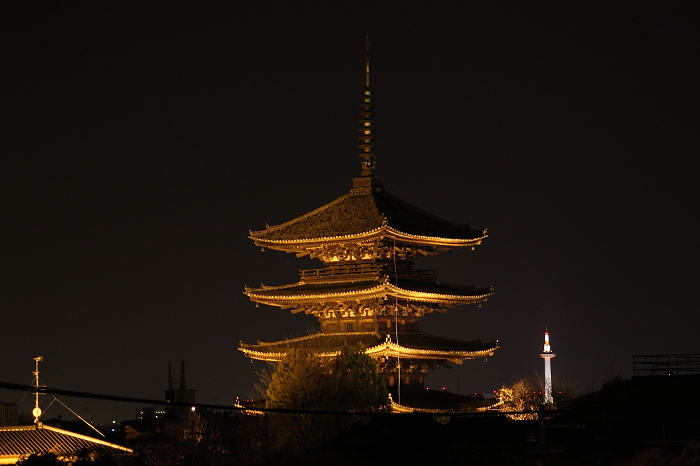 東山花灯路2009② －八坂の塔－_b0169330_14503196.jpg