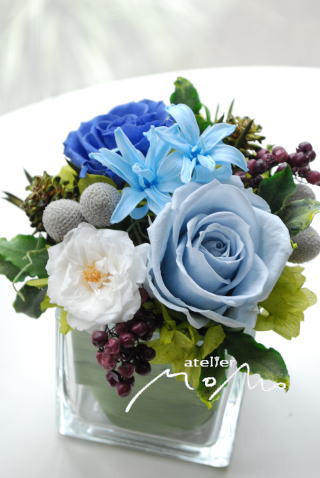 ブルーのお花で!_a0136507_19502240.jpg