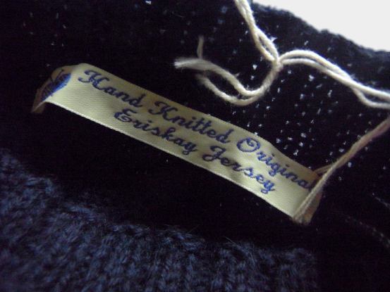 Pure new wool. ERISKAY GUERNSEY JERSEY._e0194451_1628287.jpg