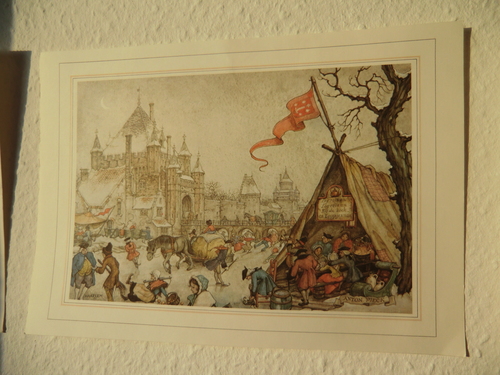 Anton Pieck（アントン・ピック）、湖上のスケートの絵たち☆_b0213177_6591693.jpg