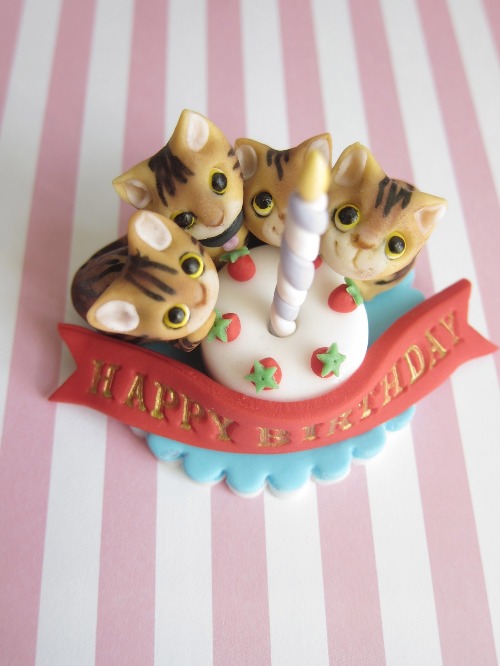 Bengal Cats Birthday Topper_c0120817_15315644.jpg