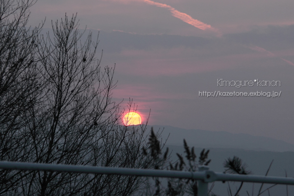 冬の夕日**by　空倶楽部_b0197639_15434044.jpg