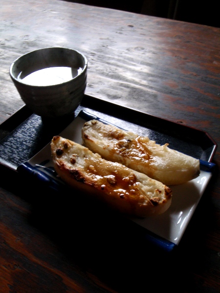 しらびそ小屋の焼き餅セット_c0177814_1951798.jpg