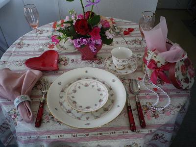 バレンタインのテーブル_b0207536_0274969.jpg