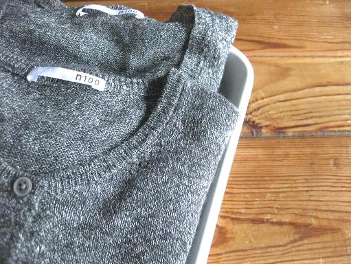 n100 エヌワンハンドレッド カシミヤ×リネンニットのVネックと ...