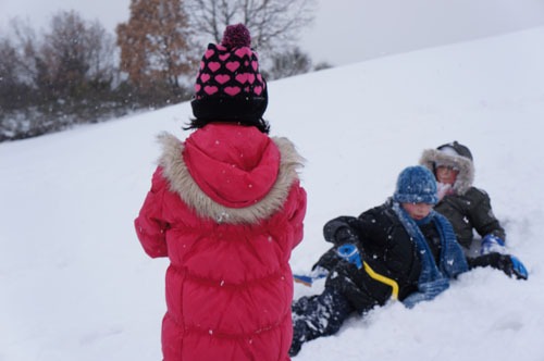 大人も子供も雪遊び_f0106597_1525359.jpg