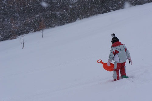 大人も子供も雪遊び_f0106597_1565115.jpg