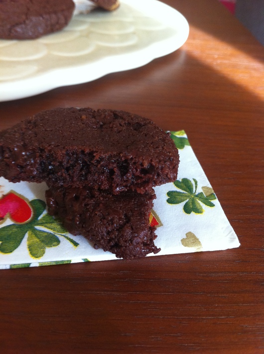 valentine イヴ??ダブルチョコレートクッキー_e0214541_964873.jpg