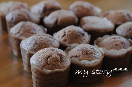 デコレーションカップケーキとチョコレートムースでバレンタイン My Story