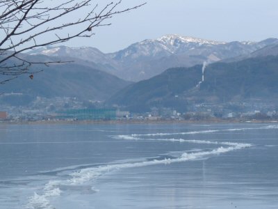 冬の諏訪湖一周ウォーク_f0019247_23412097.jpg