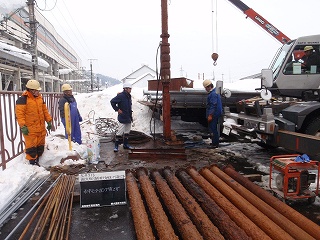 新幹線浦佐駅の駐車場の消雪井戸改修(ポンプ交換)_a0084753_16302837.jpg