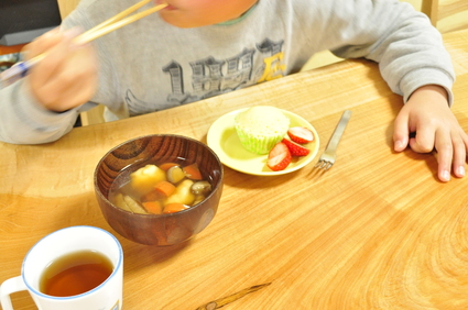 今日の朝ごはんとバレンタイン_b0171098_92534.jpg