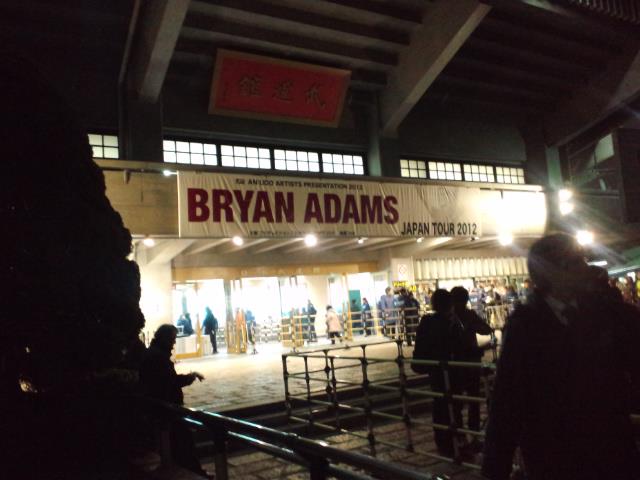 Bryan Adams／Japan Tour 2012＠Budokan_d0066024_2331412.jpg