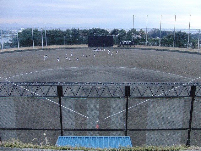 富士市立高校野球部の冬の練習風景_f0141310_75606.jpg
