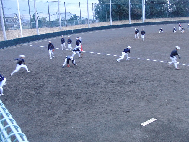 富士市立高校野球部の冬の練習風景_f0141310_757699.jpg