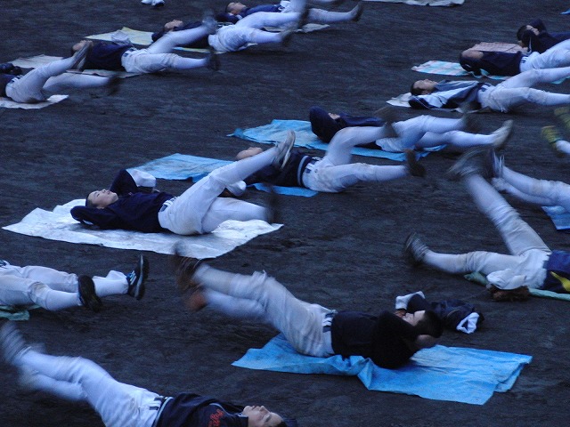 富士市立高校野球部の冬の練習風景_f0141310_7594711.jpg