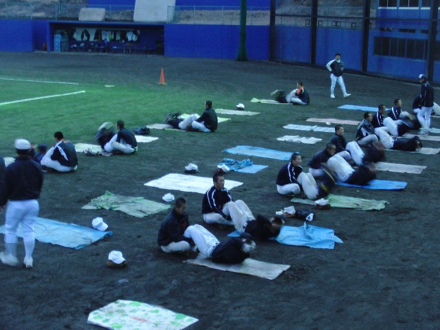 富士市立高校野球部の冬の練習風景_f0141310_804425.jpg