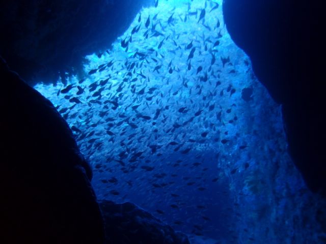 青くきれいな雲見で洞窟攻略！【2012年2月17日】_f0053895_18172373.jpg