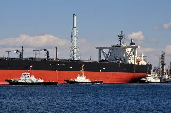VLCC「時津丸・TOKITSU MARU 」横浜出港_e0158925_20225396.jpg