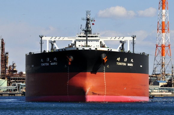 VLCC「時津丸・TOKITSU MARU 」横浜出港_e0158925_20244719.jpg