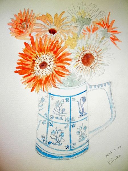 2012年2月19日(日)今日はオレンジの花!_f0060461_14493788.jpg