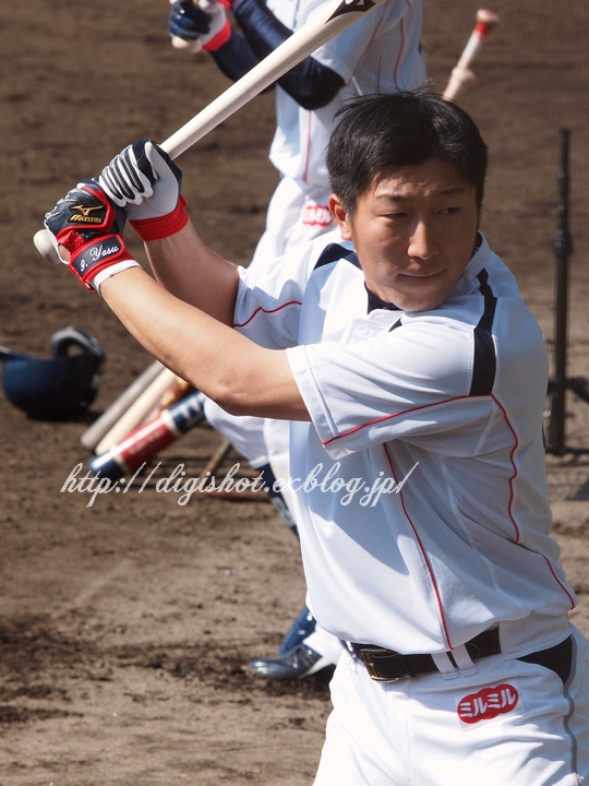 YSキャンプ　飯原誉士選手_e0222575_12445777.jpg