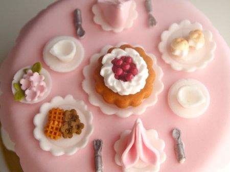 シュガークラフトのミニテーブルセッティング : Tokyo smile food***